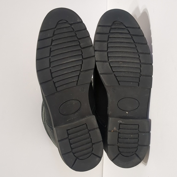 Anfibio Waterproof black and Green Leather  Winter women's Boots Size 40 US 9.5 - Picture 3 of 13